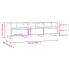 Mueble de TV madera contrachapada roble marrón 150x30x44,5