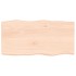 Tablero de mesa madera maciza borde natural 80x40x(2-6)