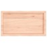 Tablero de mesa madera maciza borde natural 80x40x(2-6)