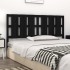 Cabecero de cama madera maciza de pino negro 185,5x4x100