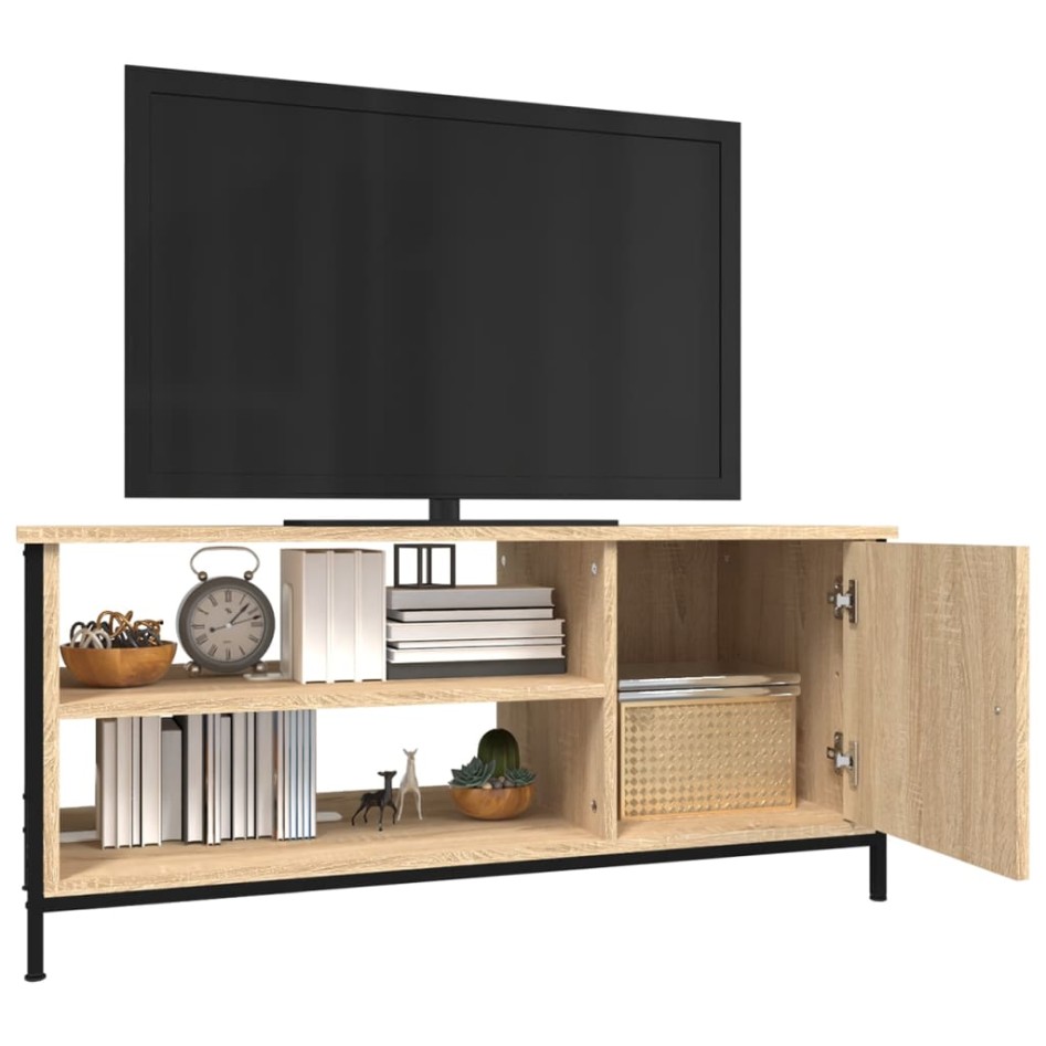 Mueble para TV madera contrachapada roble Sonoma 100x40x45