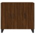 Aparador de madera de ingeniería marrón roble 90x34x80