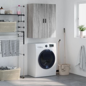 Armario de pared gris Sonoma 69,5x34x90