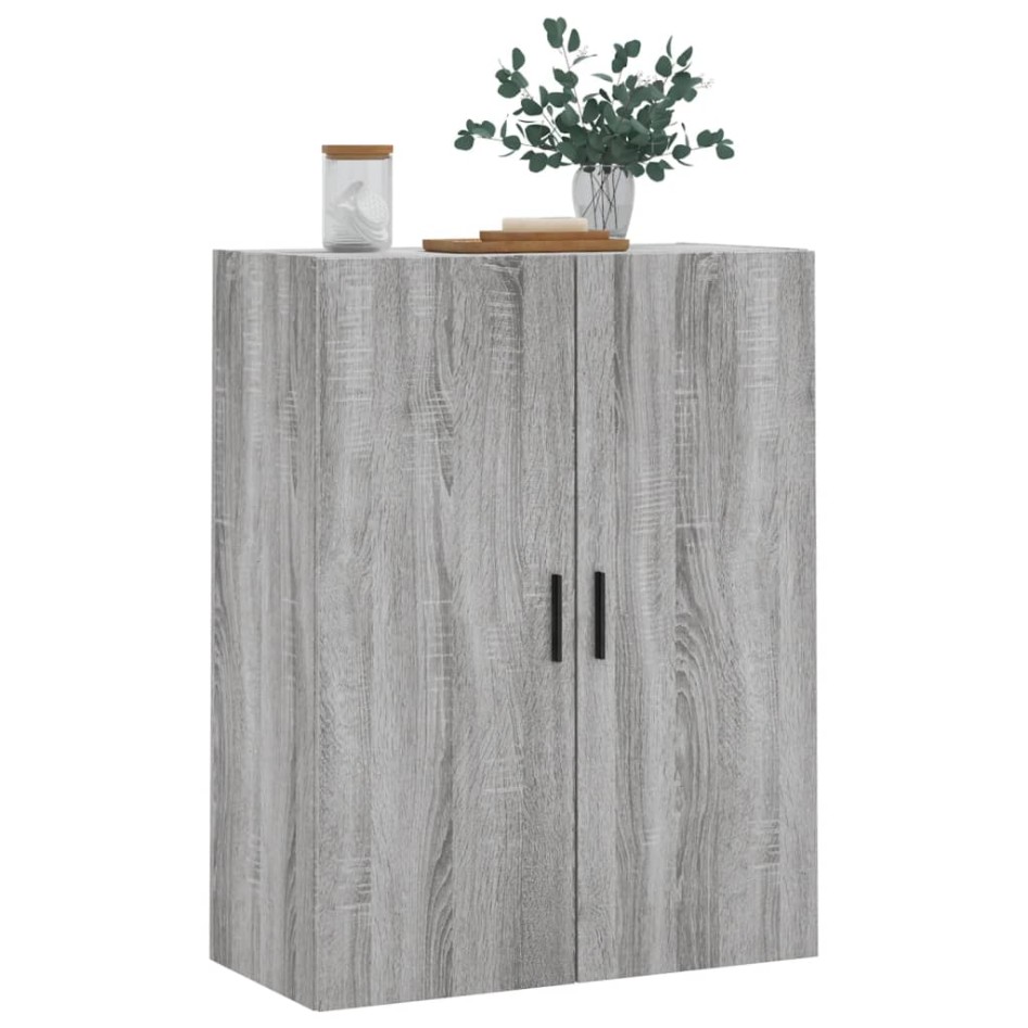 Armario de pared gris Sonoma 69,5x34x90