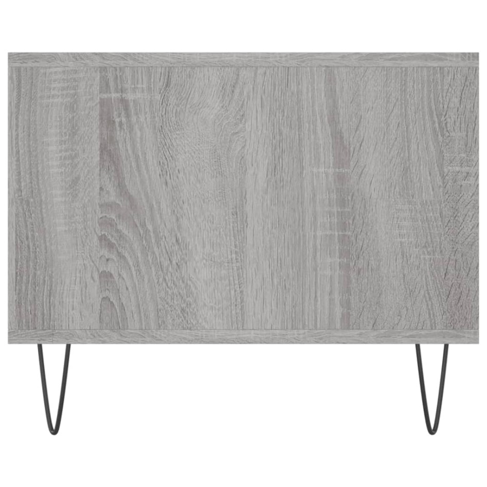Mesa de centro madera contrachapada gris Sonoma 102x50x40