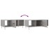 Mesa de centro madera contrachapada gris Sonoma 102x50x40