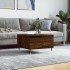 Mesa de centro madera contrachapada roble marrón 55x55x36,5