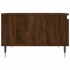 Mesa de centro madera contrachapada roble marrón 55x55x36,5