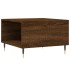 Mesa de centro madera contrachapada roble marrón 55x55x36,5
