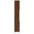 Armario de baño madera contrachapada roble marrón 30x30x190