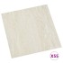 Lamas para suelo autoadhesivas 55 uds PVC crema 5,11
