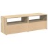 Muebles para TV con luces LED 2 uds roble Sonoma 60x35x40
