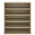 Mueble zapatero de madera contrachapada color roble 60x35x70