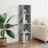 Mueble esquina madera contrachapada gris Sonoma 33x33x132