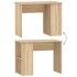 Escritorio de madera contrachapada roble Sonoma 100x55x75