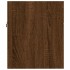 Set de muebles baño 2 pzas madera contrachapada marrón