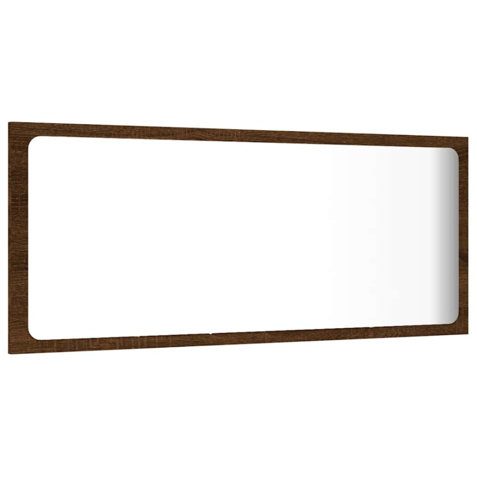 Set de muebles baño 2 pzas madera contrachapada marrón