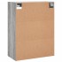 Armario de pared gris Sonoma 69,5x34x90
