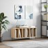 Mueble discos madera contrachapada roble Sonoma 100x38x48