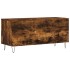 Mueble discos madera contrachapada roble ahumado 100x38x48