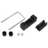 Conector en U con plástico para postes de valla 25 sets