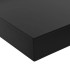 Estantes flotantes de pared 2 unidades negro 120x20x3,8