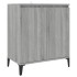 Aparador de madera contrachapada gris Sonoma 60x35x70