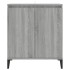 Aparador de madera contrachapada gris Sonoma 60x35x70