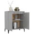 Aparador de madera contrachapada gris Sonoma 60x35x70