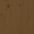 Cabecero de cama madera maciza pino marrón miel 125,5x4x100