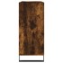 Mueble discos madera contrachapada roble ahumado 84,5x38x89