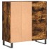 Mueble discos madera contrachapada roble ahumado 84,5x38x89