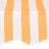 Toldo manual retráctil 150 cm naranja y blanco a