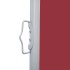 Toldo lateral retráctil rojo 120x1000