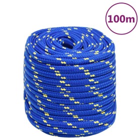 Cuerda de barco polipropileno azul 16 mm 100
