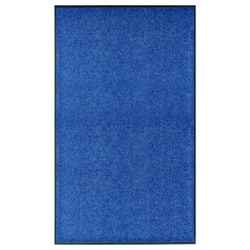 Felpudo lavable azul 90x150