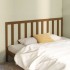 Cabecero de cama madera maciza de pino marrón miel 206x4x100