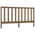 Cabecero de cama madera maciza de pino marrón miel 206x4x100
