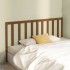 Cabecero de cama madera maciza de pino marrón miel 206x4x100
