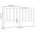 Cabecero de cama madera maciza de pino marrón miel 206x4x100