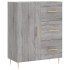 Aparador de madera de ingeniería gris Sonoma 69,5x34x90