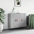 Aparador de madera de ingeniería gris Sonoma 90x34x80
