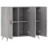Aparador de madera de ingeniería gris Sonoma 90x34x80