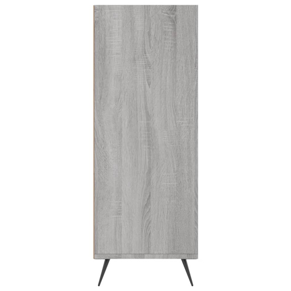 Estantería madera de ingeniería gris Sonoma 69,5x32,5x90