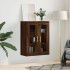 Armario de pared marrón roble 69,5x34x90