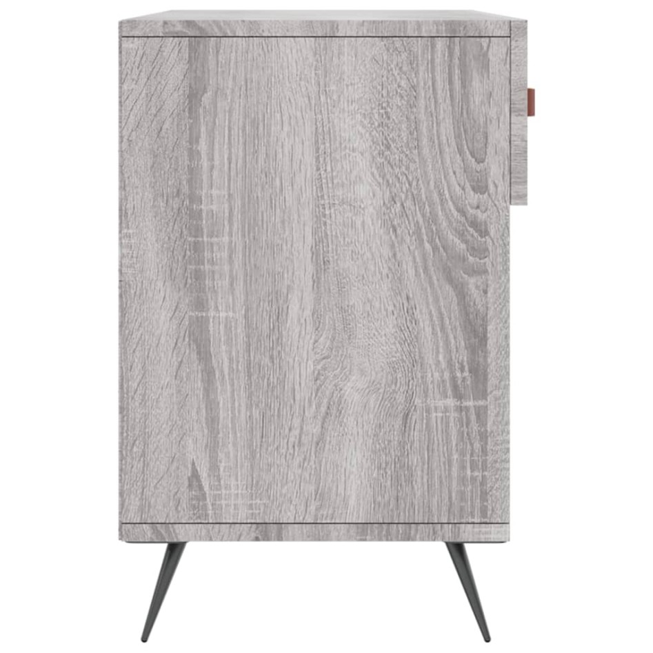 Banco zapatero madera de ingeniería gris Sonoma 102x35x55