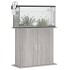 Soporte para acuario madera ingeniería gris Sonoma 81x36x73
