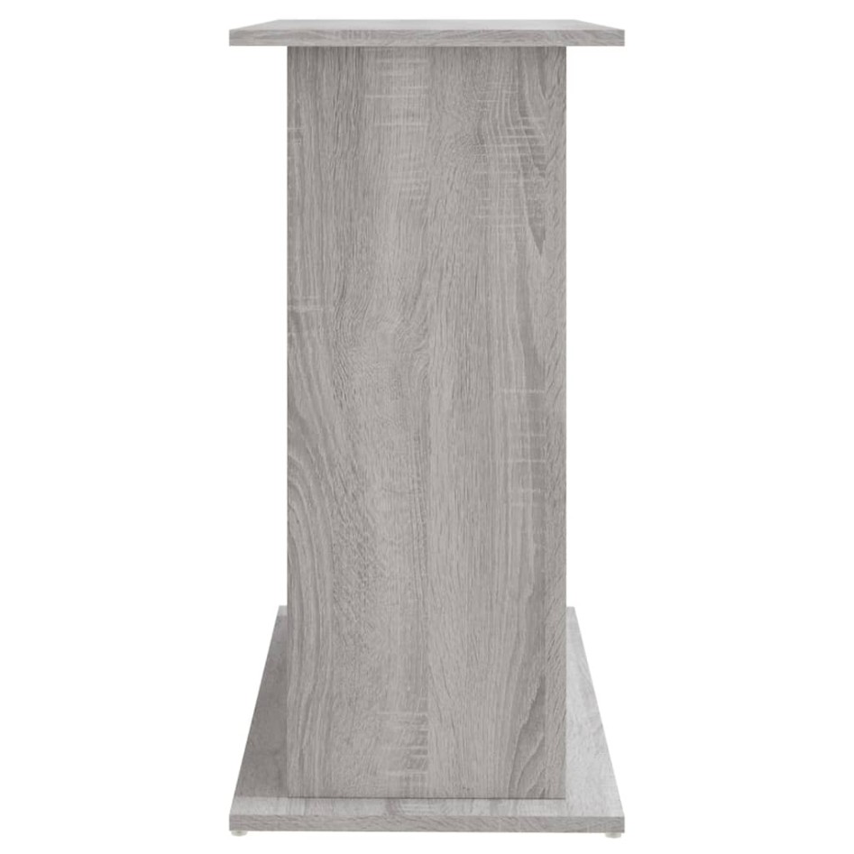 Soporte para acuario madera ingeniería gris Sonoma 81x36x73
