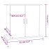 Soporte para acuario madera ingeniería gris Sonoma 81x36x73
