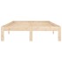 Estructura de cama sin colchón madera de pino maciza 120x200